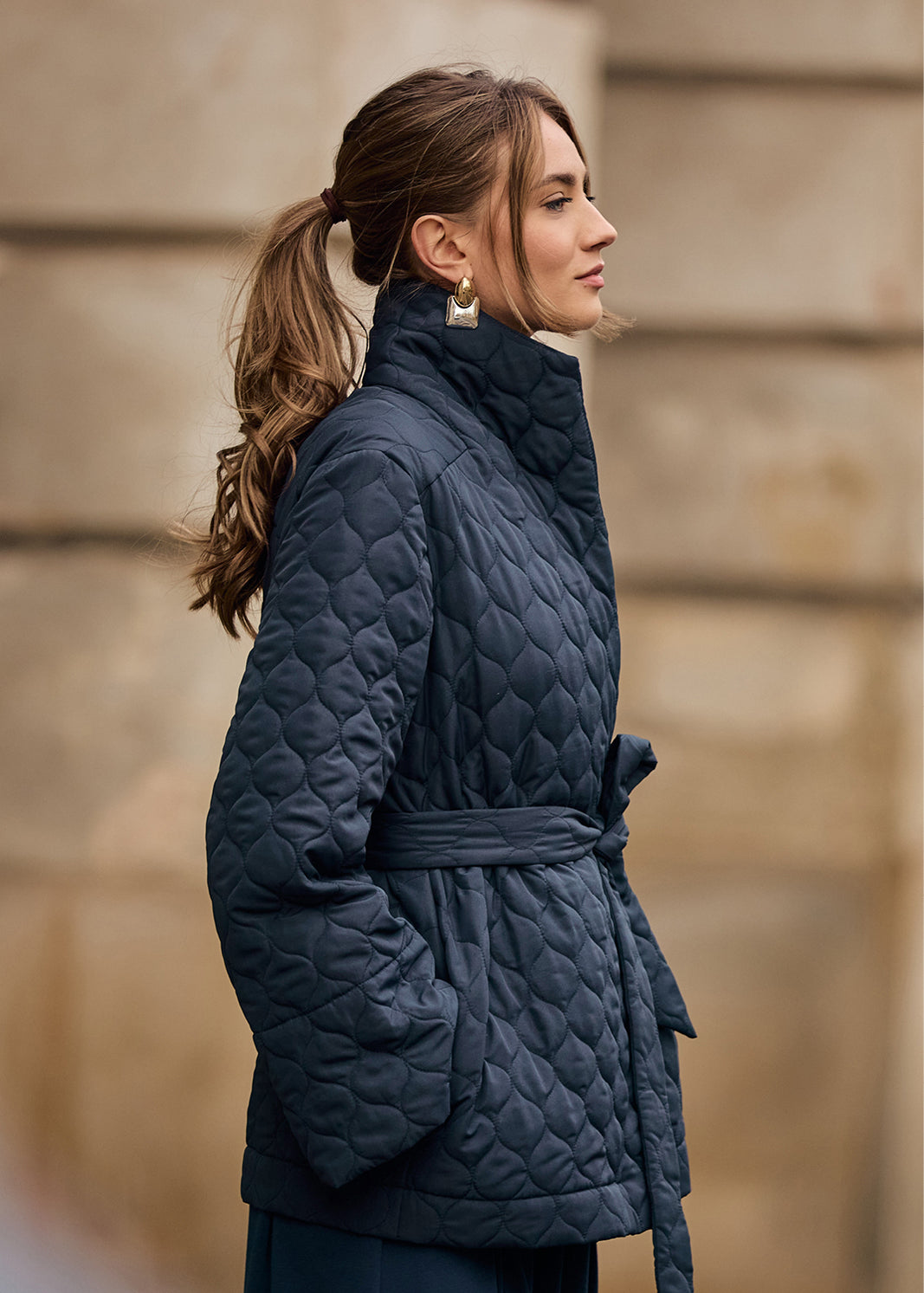 SOME HOPE SHORT granat pikowany