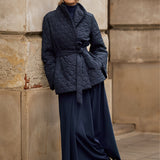 SOME HOPE SHORT granat pikowany