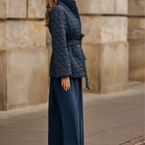 SOME HOPE SHORT granat pikowany