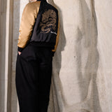 Kurtka SUKA JACKET black & gold haft Swanski Studio