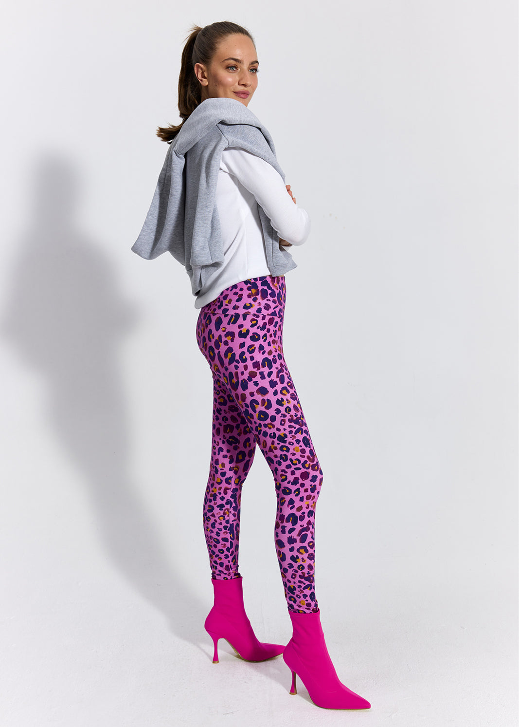 LEGS DO IT print różowa pantera