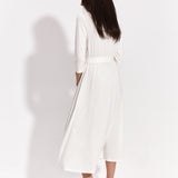 LIBERTY DRESS perłowa biel