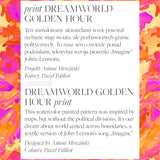 LIBERTY DRESS print Dreamworld golden hour