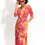 LIBERTY DRESS print Dreamworld golden hour