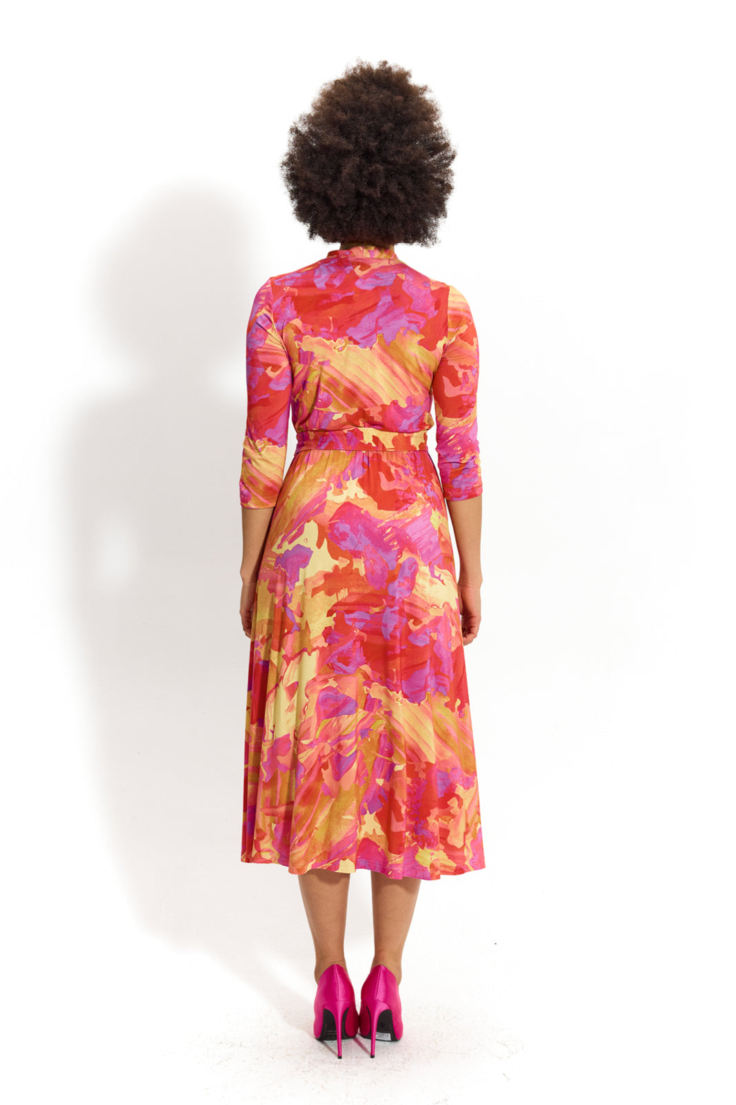 LIBERTY DRESS print Dreamworld golden hour
