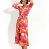 LIBERTY DRESS print Dreamworld golden hour