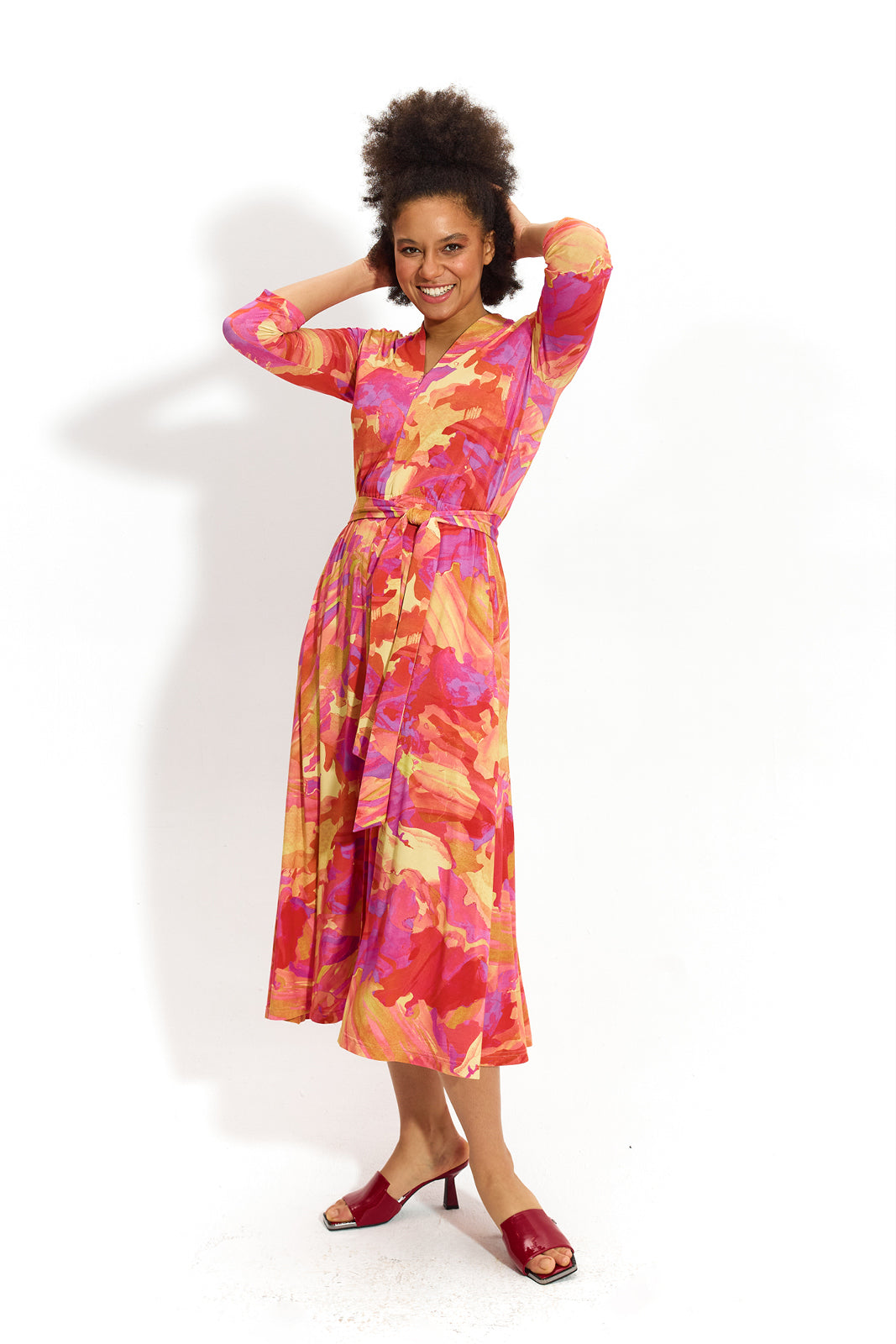 LIBERTY DRESS print Dreamworld golden hour