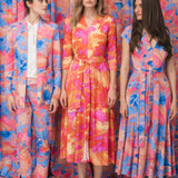 LIBERTY DRESS print Dreamworld golden hour