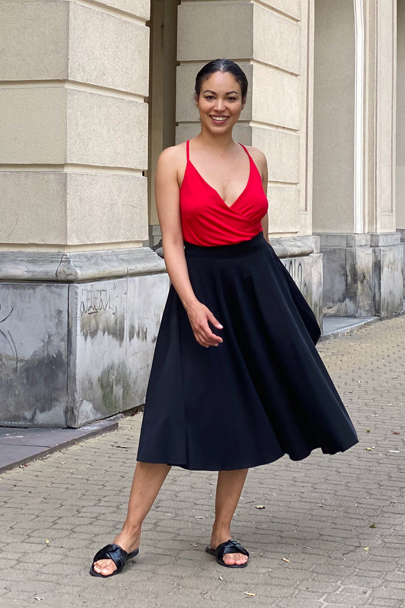 LONG TIME NO SEE czerwony