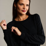 Blouse LUCY IN THE SKY black modal