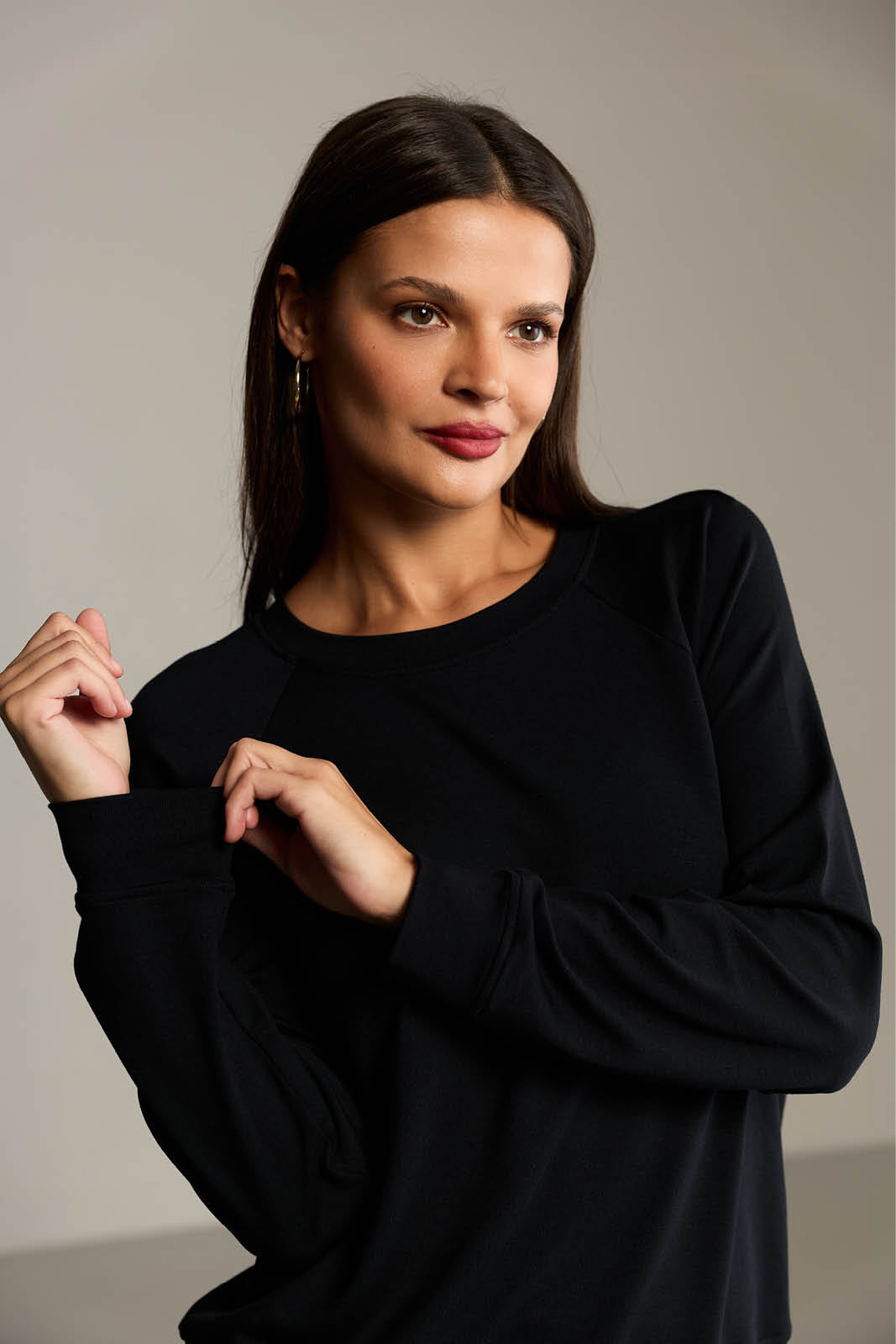 Blouse LUCY IN THE SKY black modal