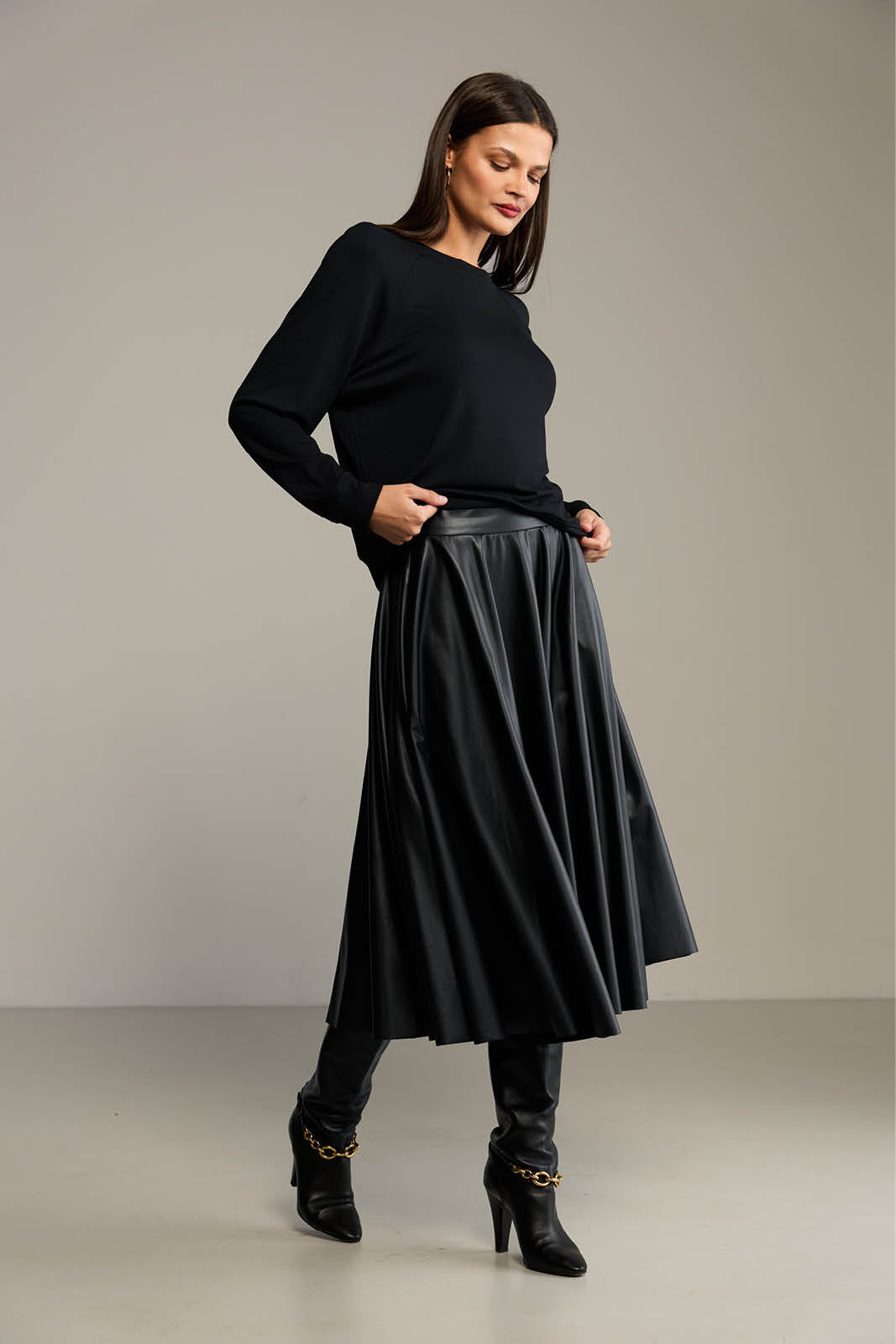 Blouse LUCY IN THE SKY black modal