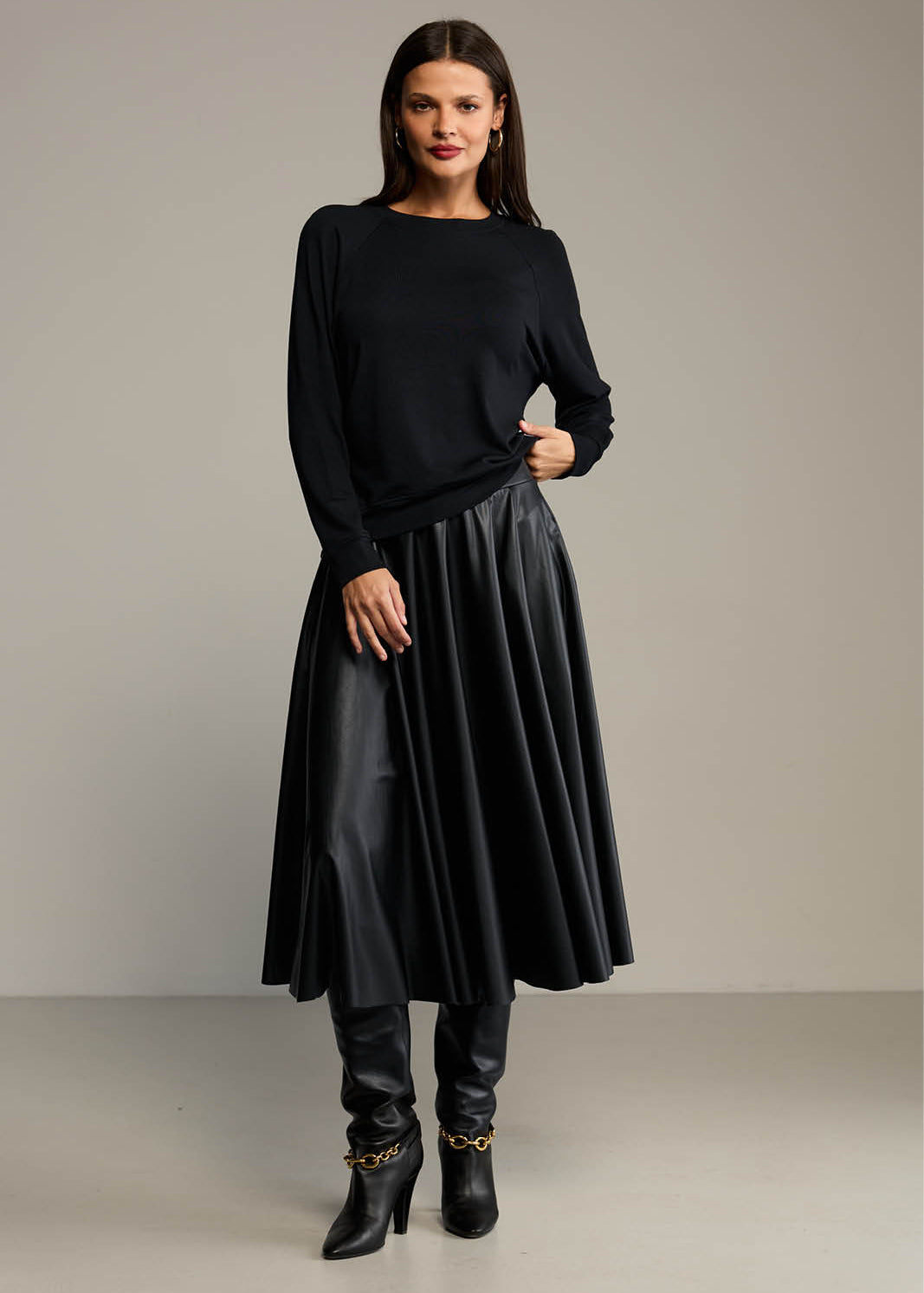 Blouse LUCY IN THE SKY black modal