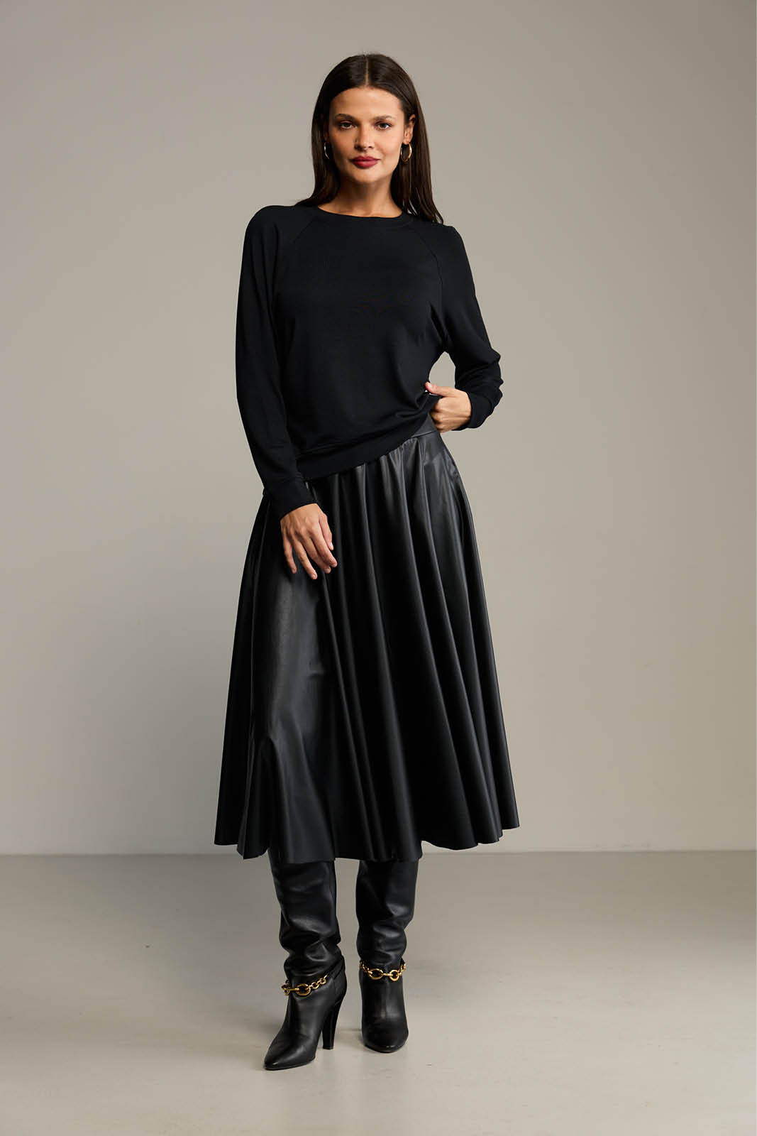 Blouse LUCY IN THE SKY black modal