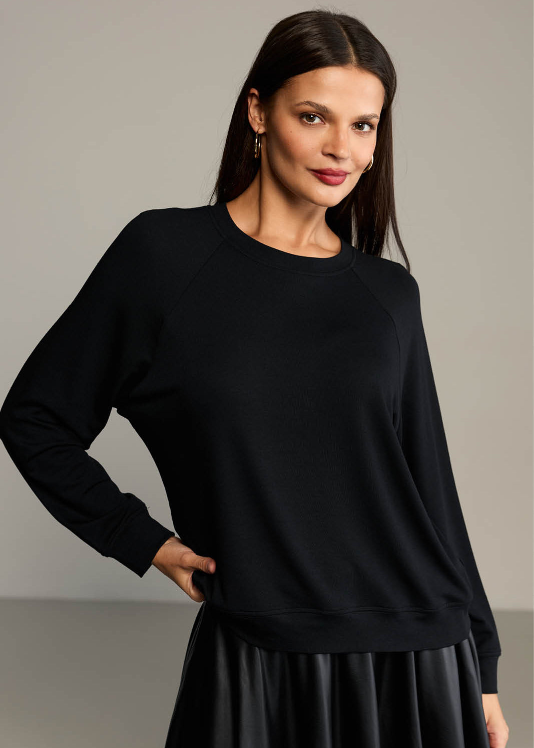 Blouse LUCY IN THE SKY black modal
