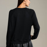 Blouse LUCY IN THE SKY black modal