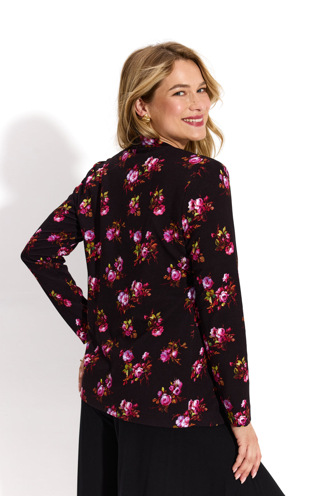 OPEN MIND print risk'n'roses black