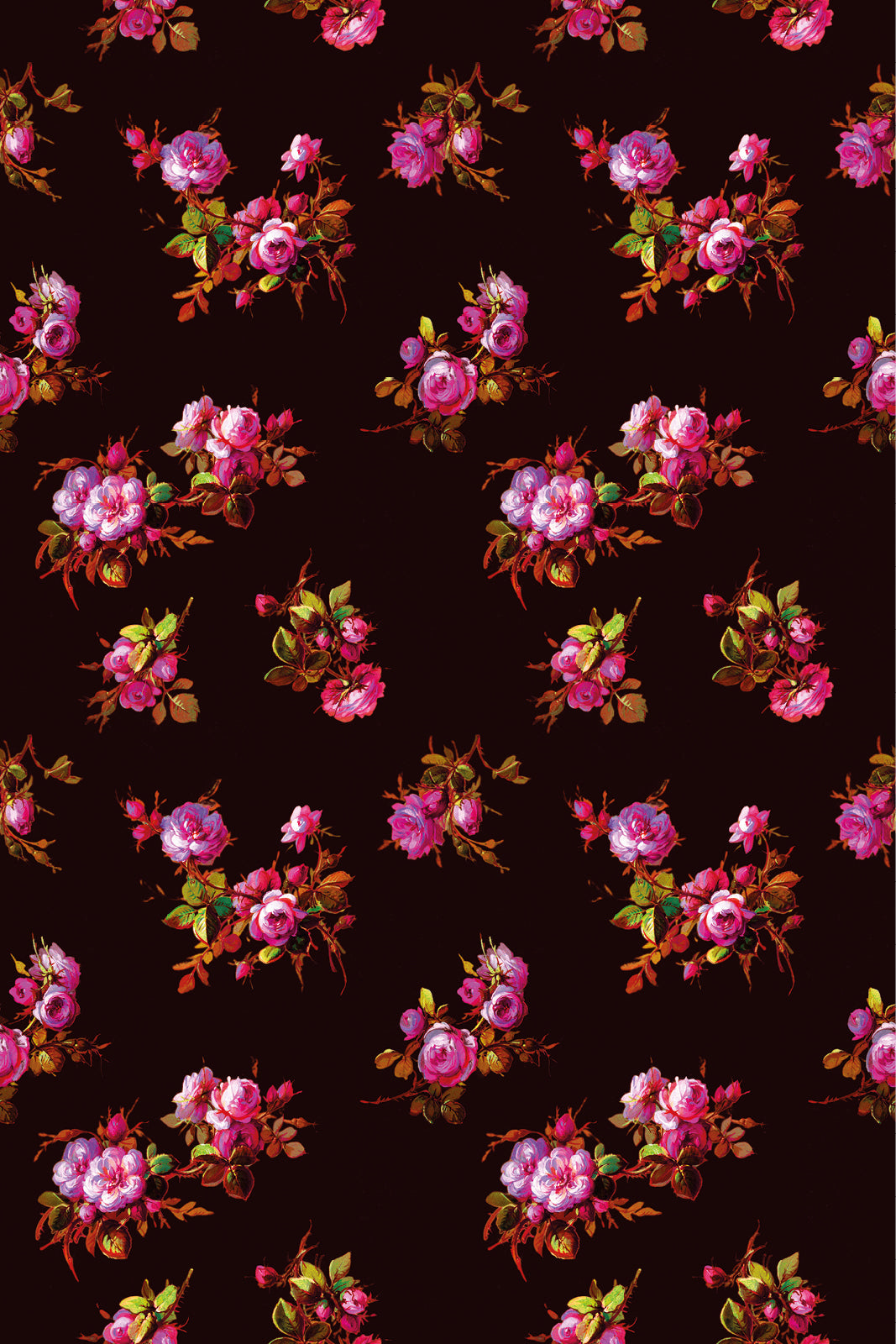 OPEN MIND print risk'n'roses black