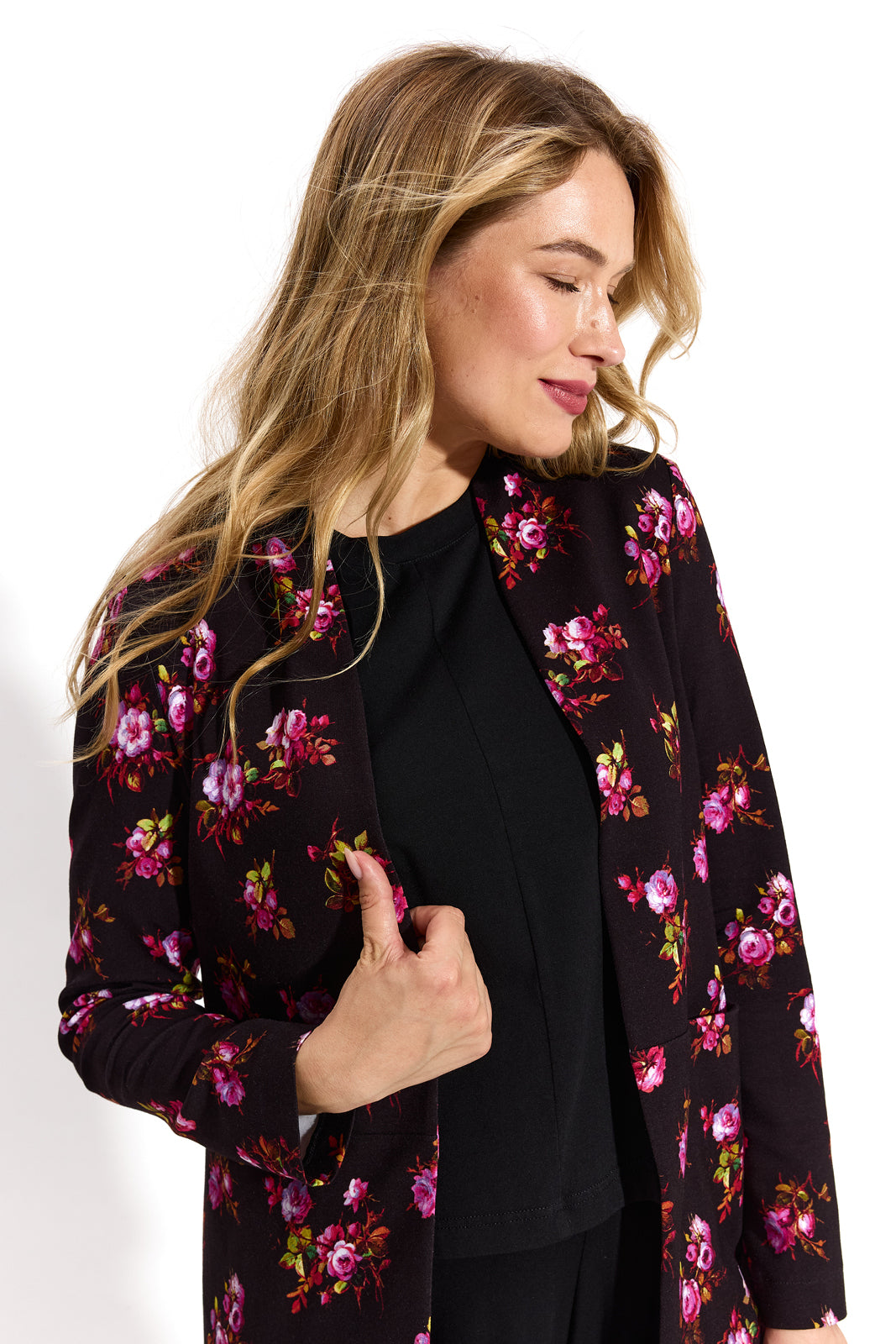 OPEN MIND print risk'n'roses black