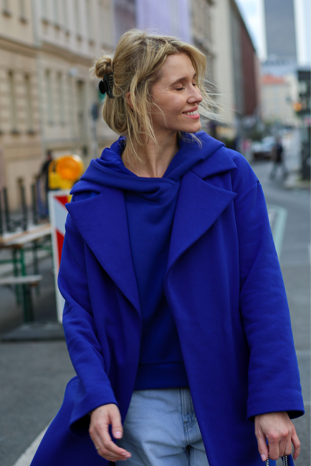 REVOLUTIONARY COAT art blue