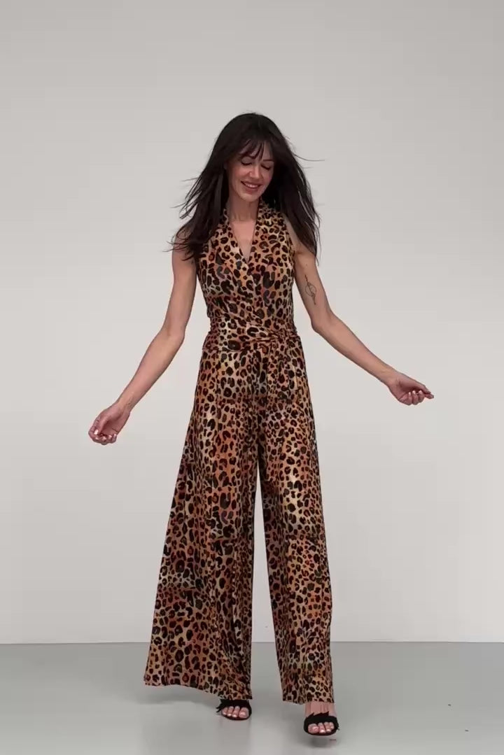 SIMPLY THE VEST wild leo print
