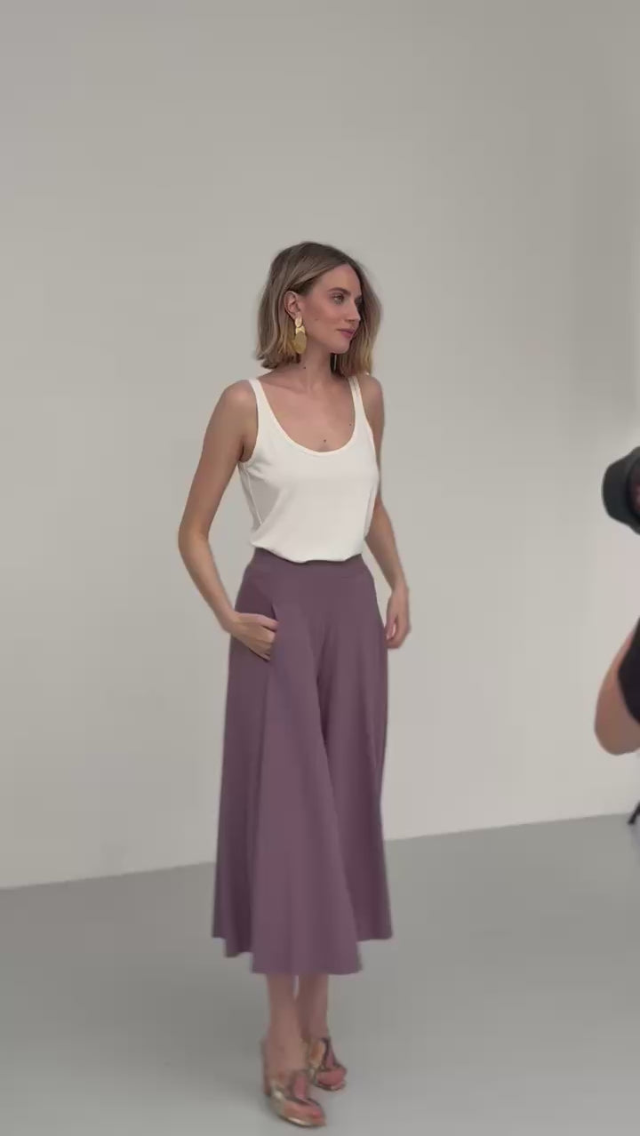 OVERSIZOWY TANK TOP off white