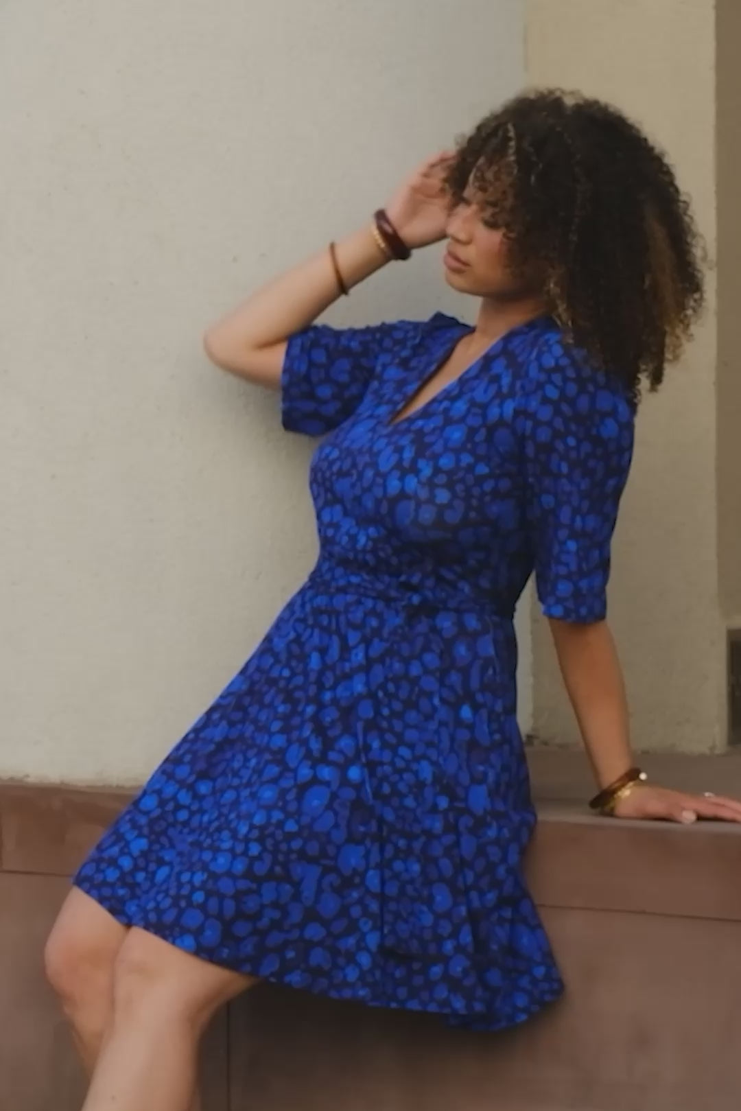 FLORENCE leo art blue print