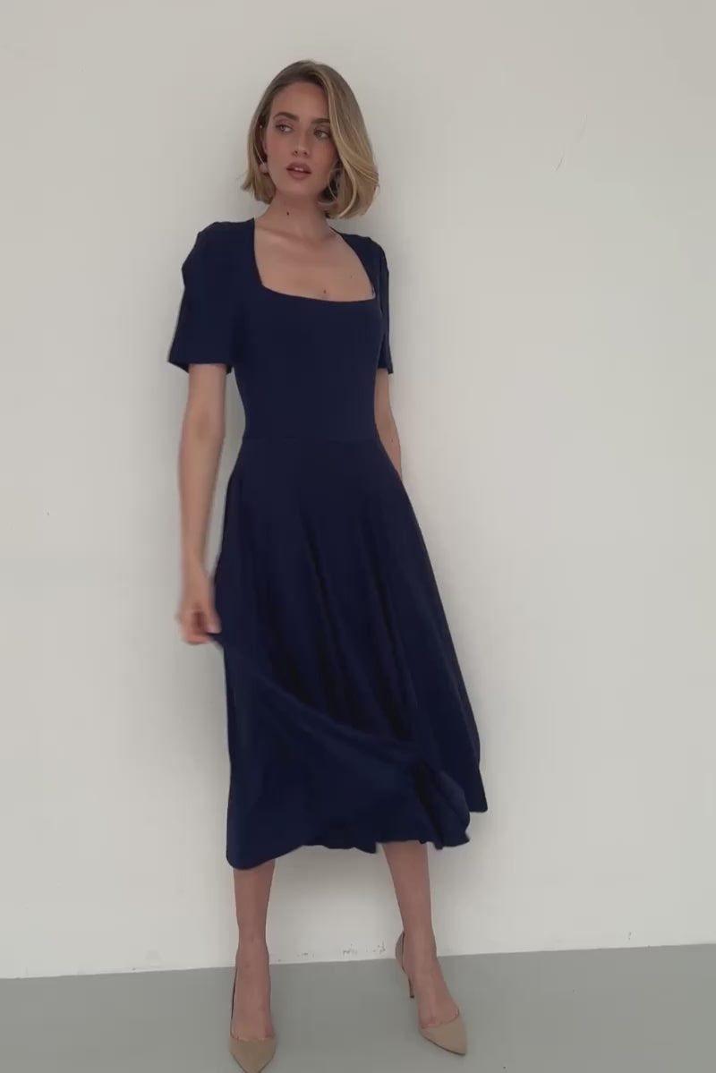 Dress SERENISSIMA midnight blue
