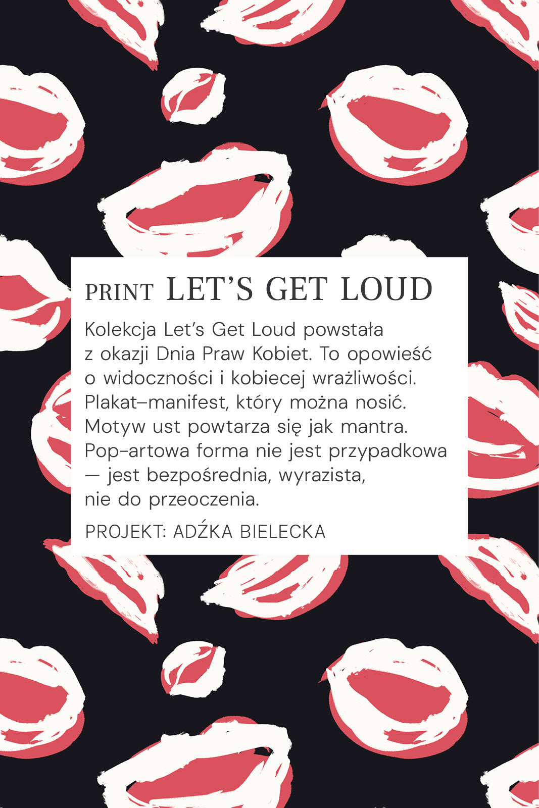 PRIMAVERY print Let's Get Loud