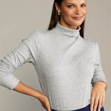 Turtleneck SIMPLY VAN GOLF ribbed grey
