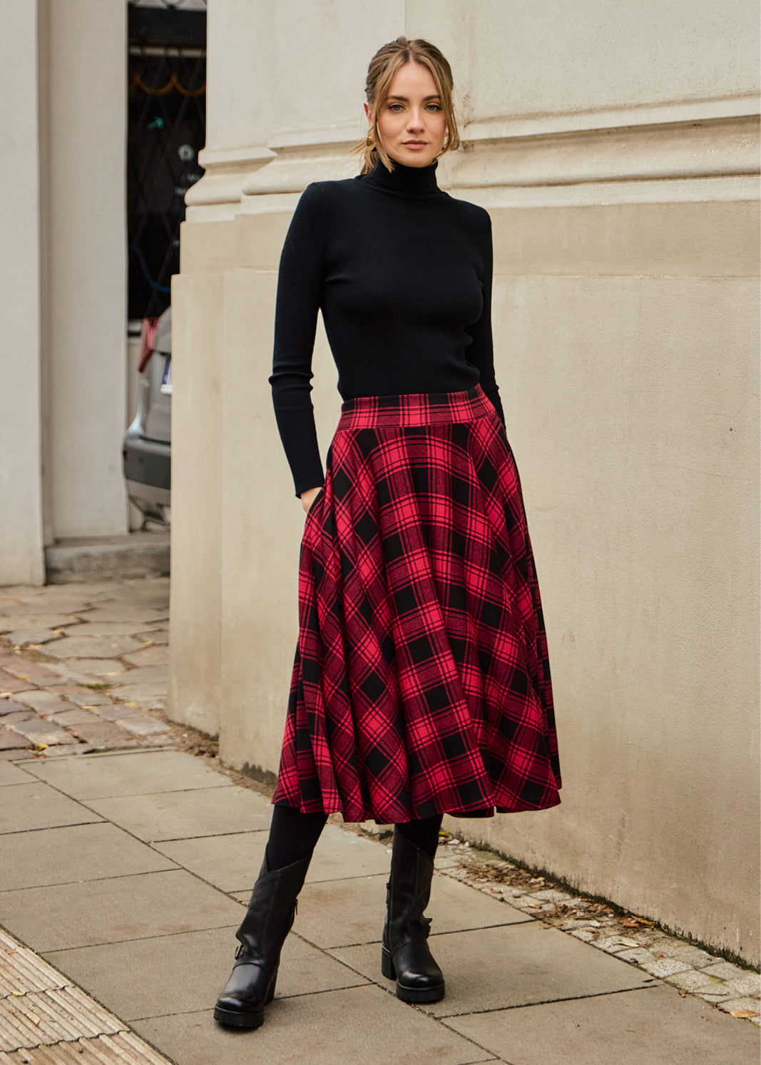 PRIMA BALLERINA krata czerwona