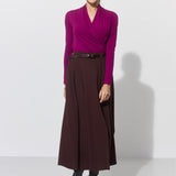 SPÓDNICA GARNITUROWA 7/8 espresso