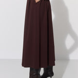 SPÓDNICA GARNITUROWA 7/8 espresso