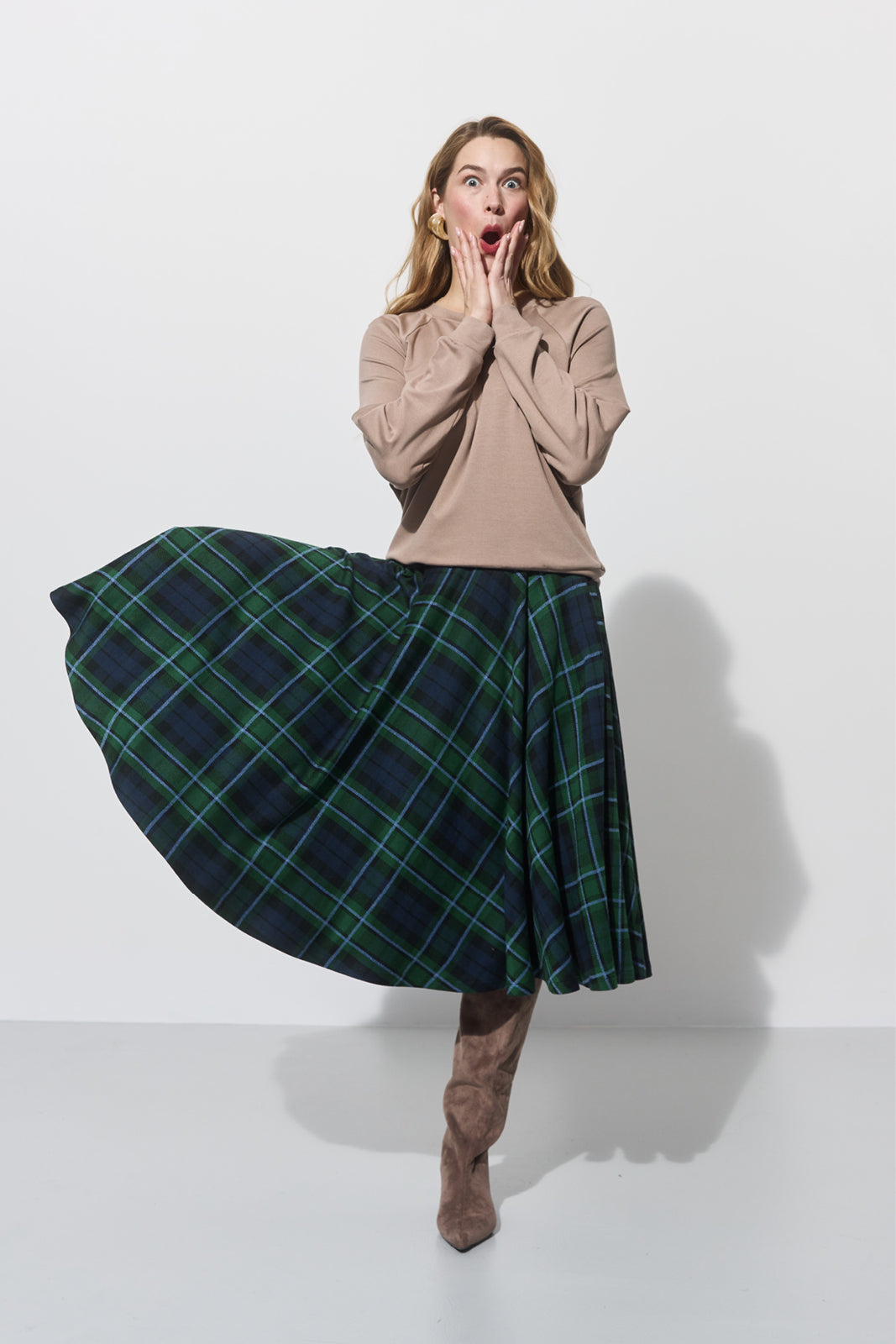 PRIMA BALLERINA krata zielona