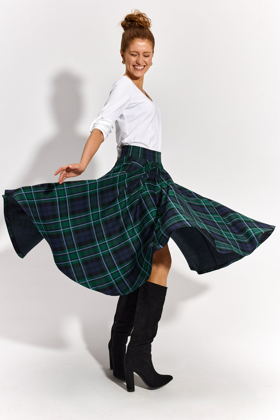 PRIMA BALLERINA krata zielona