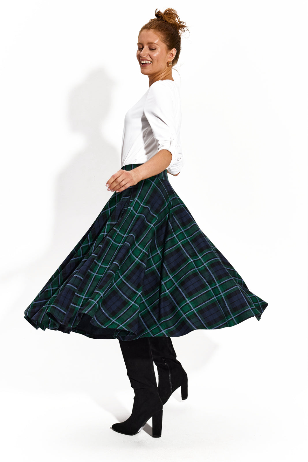 PRIMA BALLERINA krata zielona