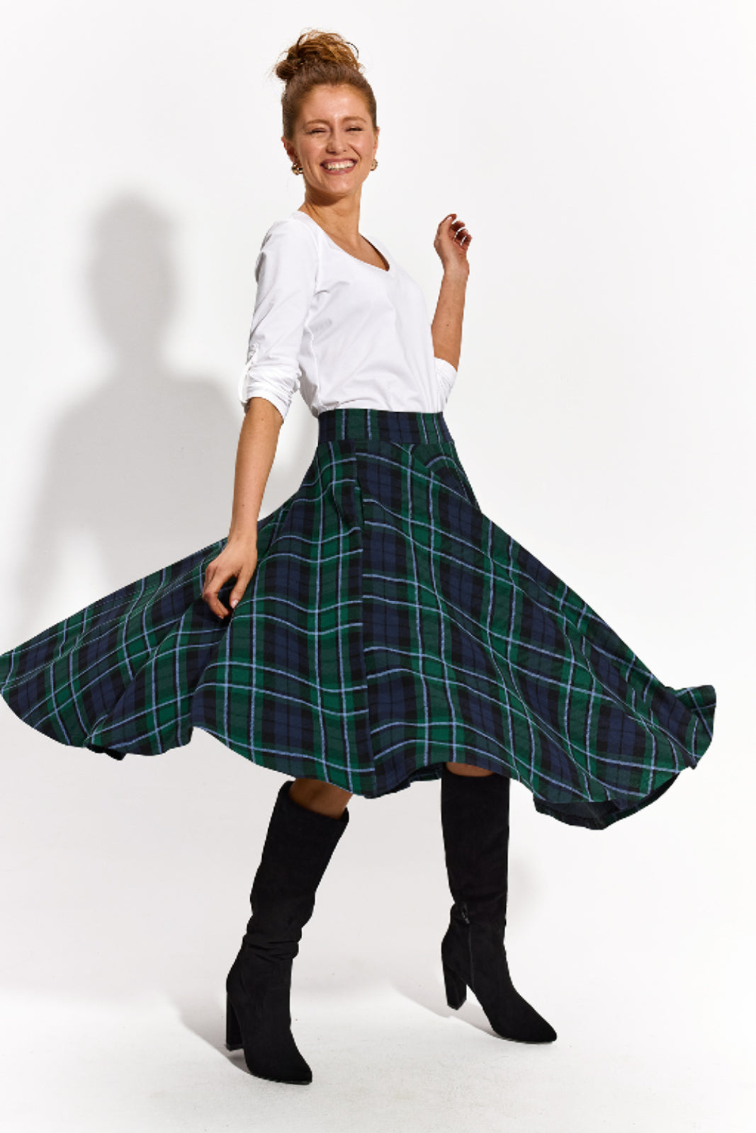 PRIMA BALLERINA krata zielona