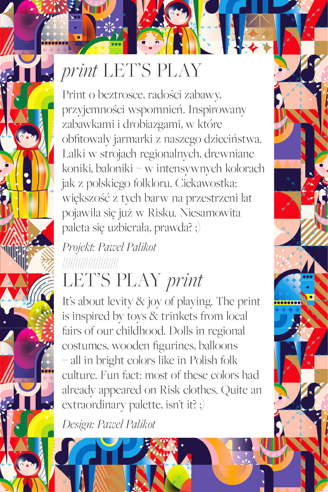 PRIMA BALLERINA print let's play