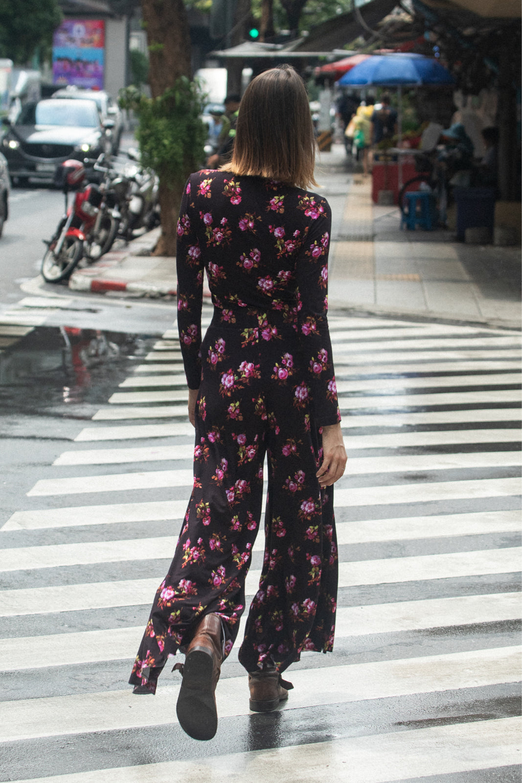 PRIMAVERY print risk'n'roses black