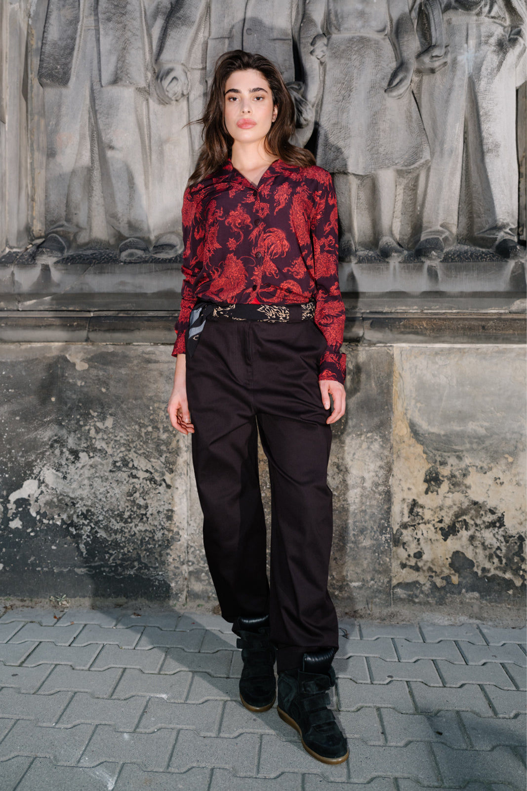 Spodnie RISKY CRUSH Swanski Studio black