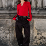 Spodnie RISKY CRUSH Swanski Studio black