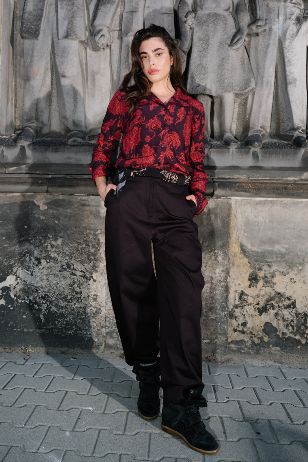 Spodnie RISKY CRUSH Swanski Studio black