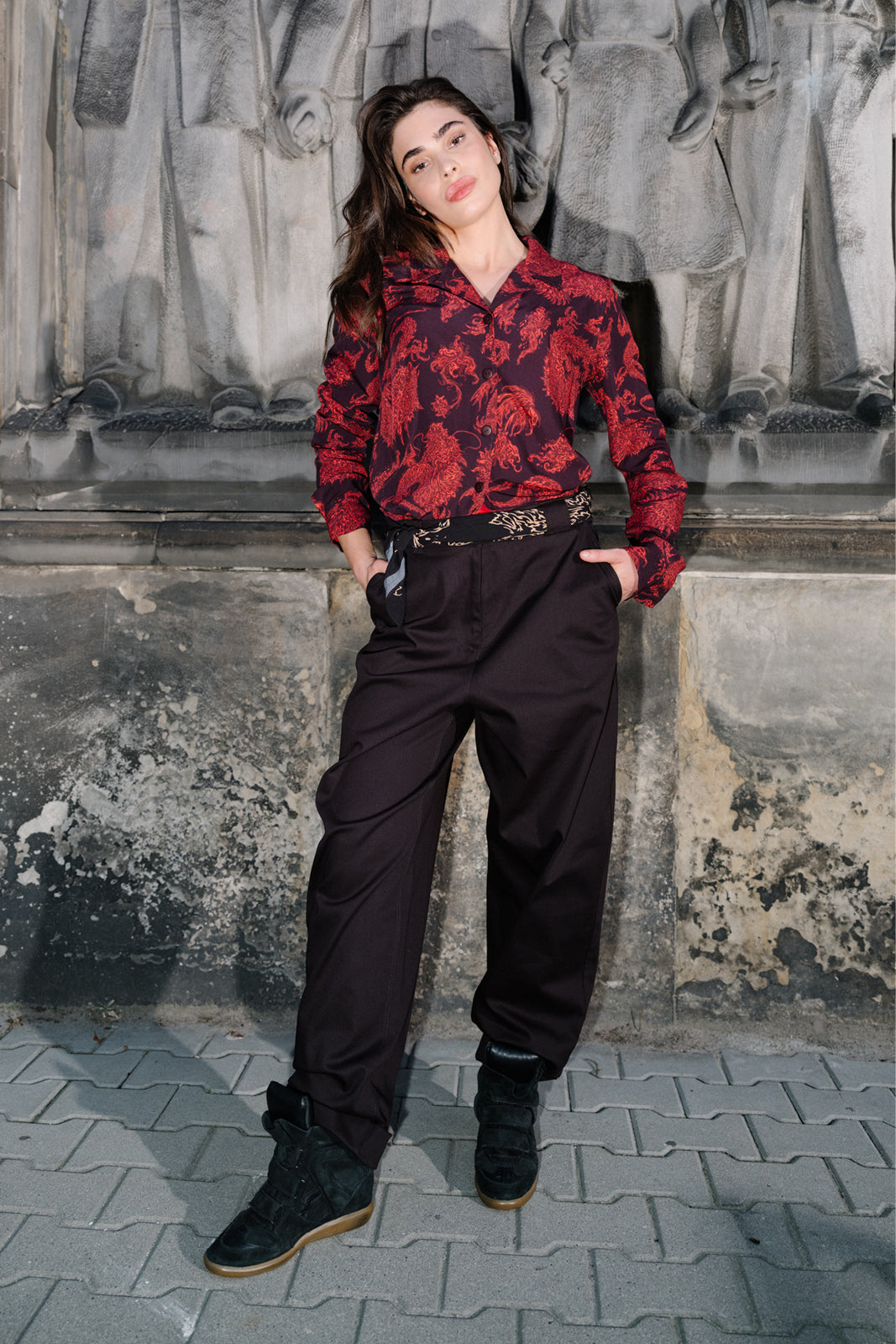 Spodnie RISKY CRUSH Swanski Studio black