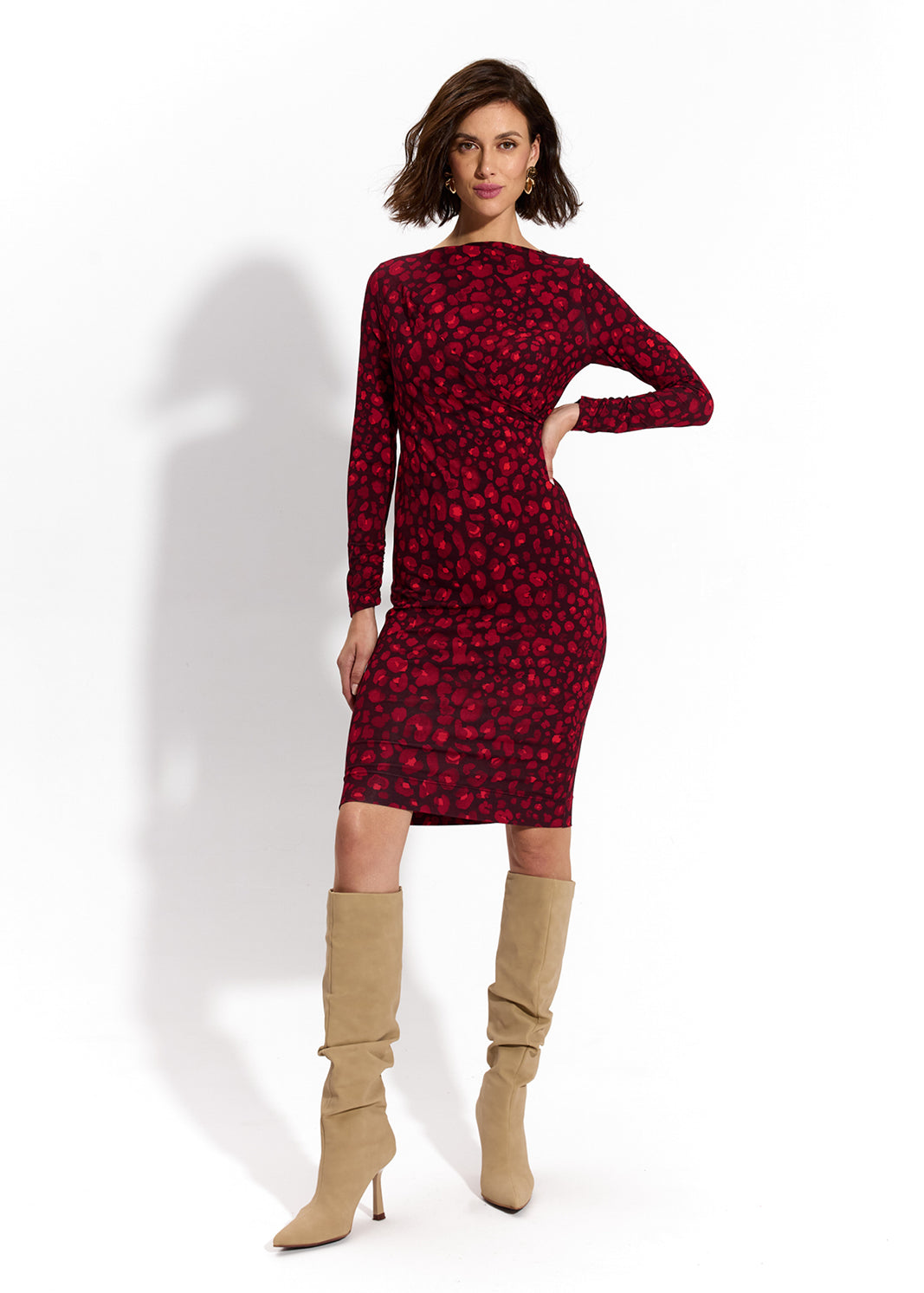 BODY POSITIVE print czerwona pantera