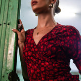 BOGINI PRZED KOLANO print czerwona pantera