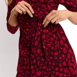 BOGINI PRZED KOLANO print czerwona pantera