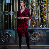 BOGINI PRZED KOLANO print czerwona pantera