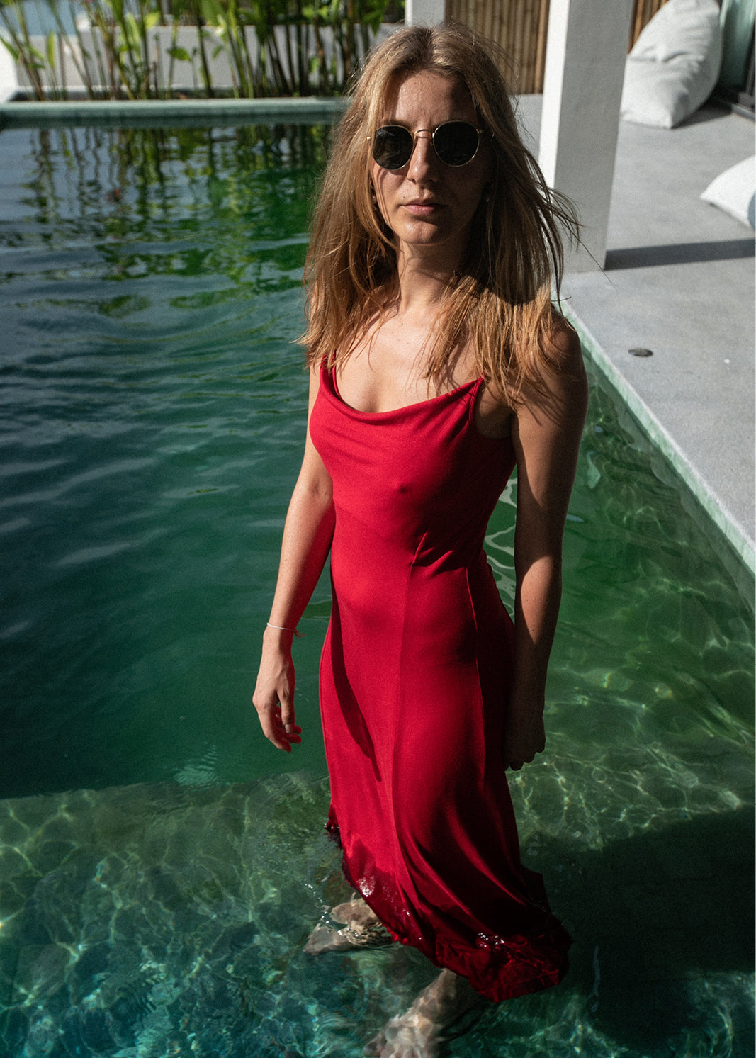 DREAMER DRESS royal red