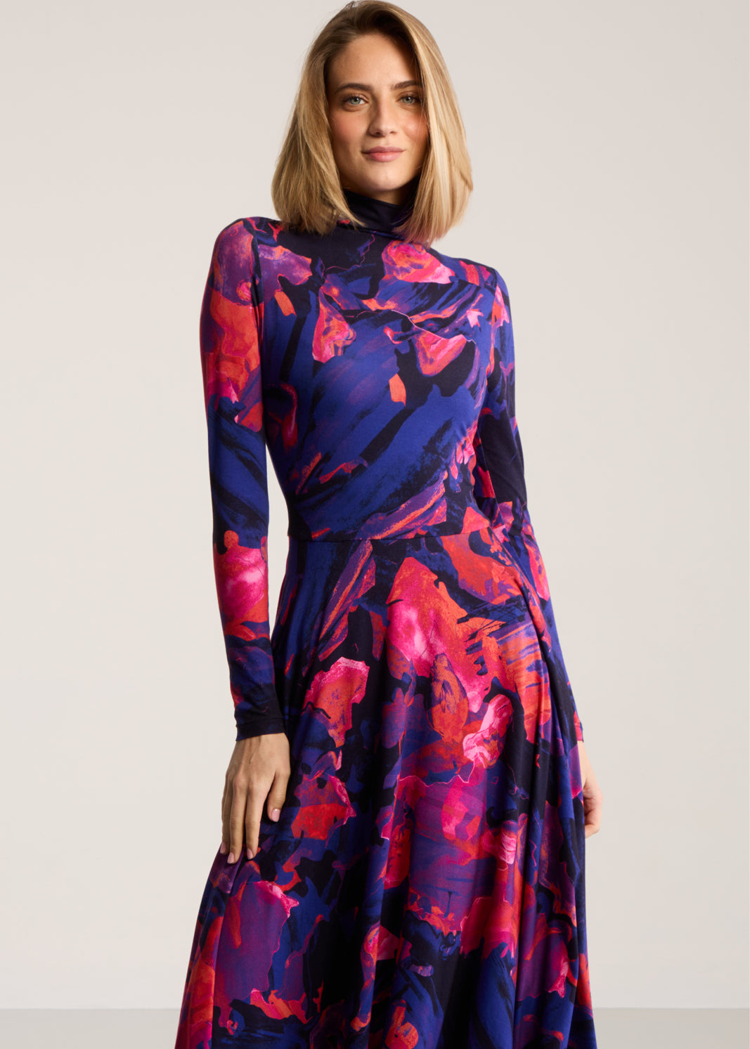 Sukienka GO(LF) FOR IT print Dreamworld orange & violet