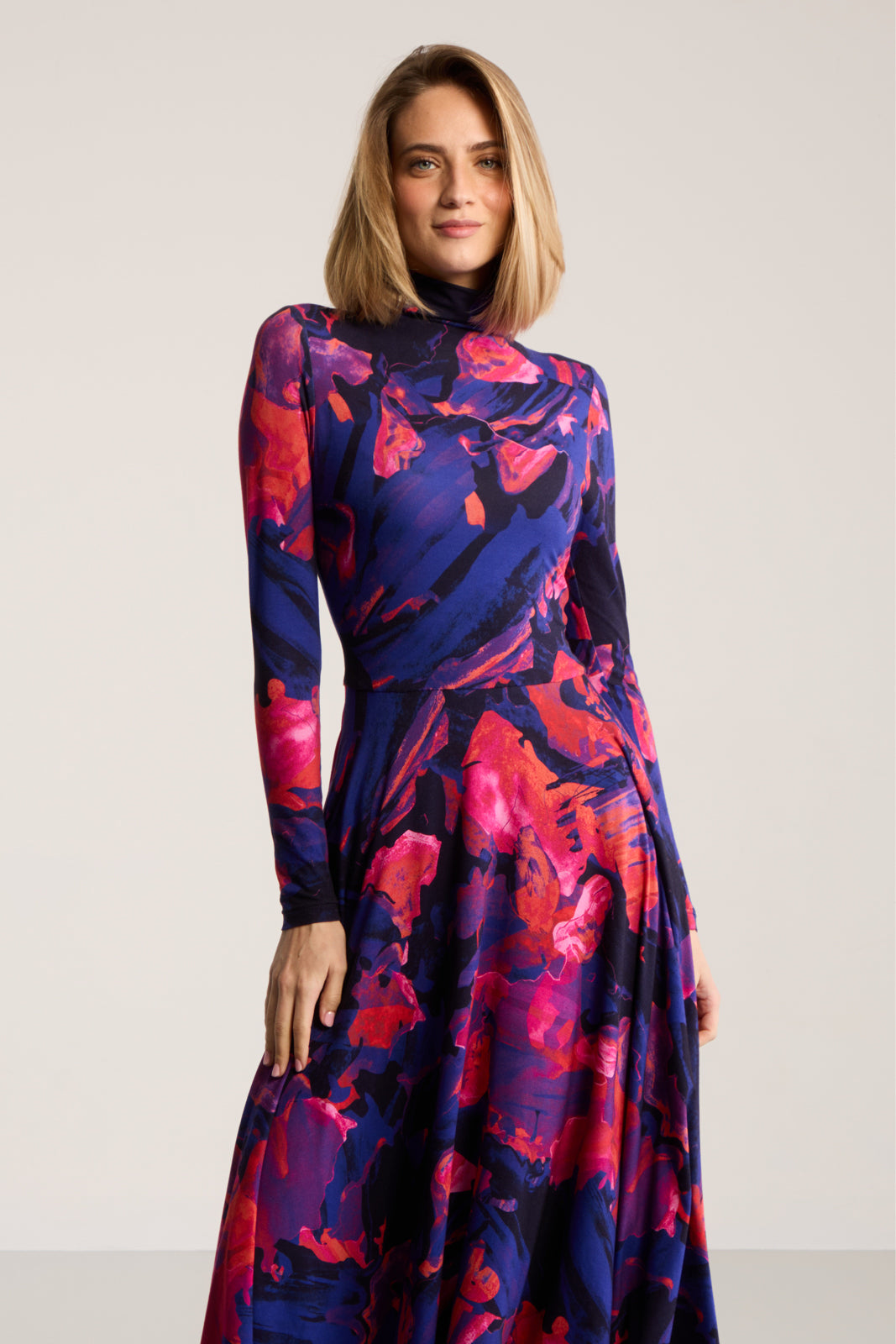 Sukienka GO(LF) FOR IT print Dreamworld orange & violet